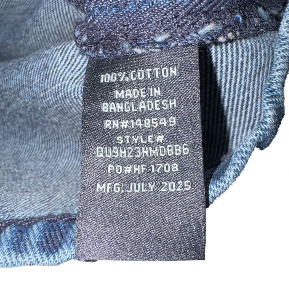 Hickey Freeman Womens Jeans Straight Fit Midnight Blue Denim Cotton 28X30 NWT